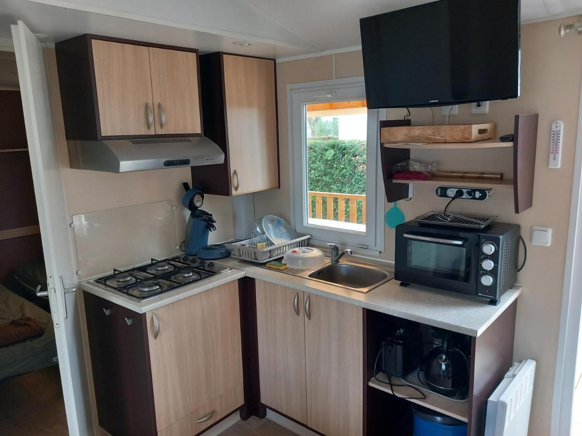 mobil home tout confort 6 personnes climatisé au pied du Luberon La Roque-d'Antheron Extérieur photo